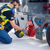 PX5 Sentinel Penetrating Mobile Fall Protection System Supports 7 Workers - American Ladders & Scaffolds