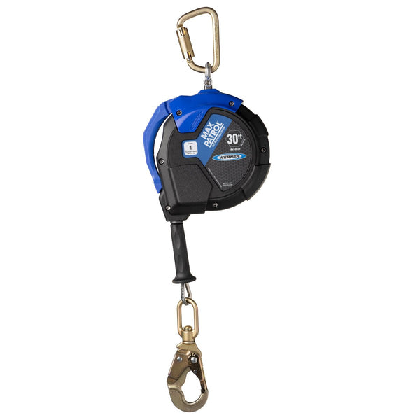 R410030 30FT MAX PATROL SELF - RETRACTING LIFELINE, GALVANIZED CABLE - American Ladders & Scaffolds