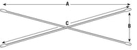 Rental - Cross Brace - Starting at - American Ladders & Scaffolds