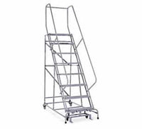 Rolling Warehouse Ladder - American Ladders & Scaffolds