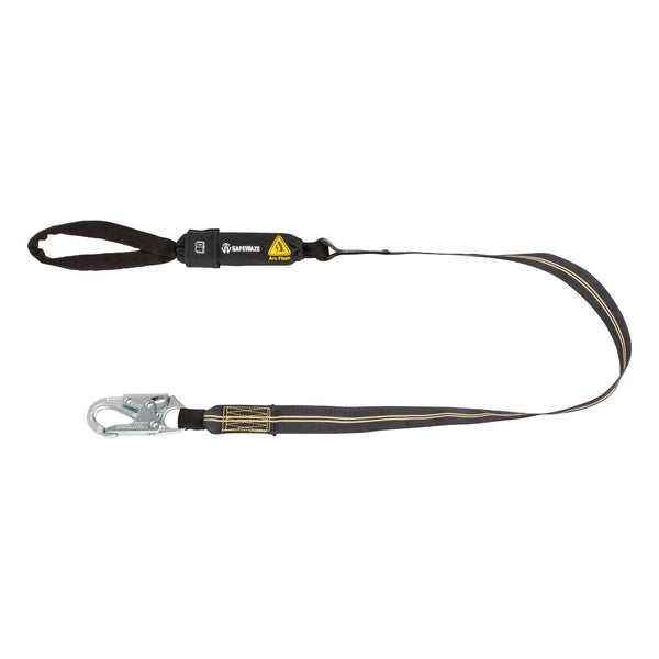 Safewaze Arc Flash 6' Energy Absorbing Lanyard: Aramid, Snap Hook, Soft Loop - American Ladders & Scaffolds