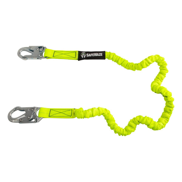 Safewaze PRO 6' Stretch Internal Energy Absorbing Lanyard: Snap Hook - American Ladders & Scaffolds