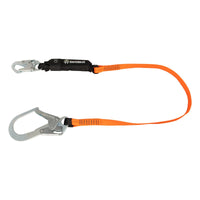 Safewaze V - Line 6' Energy Absorbing Lanyard: Rebar Hook - American Ladders & Scaffolds