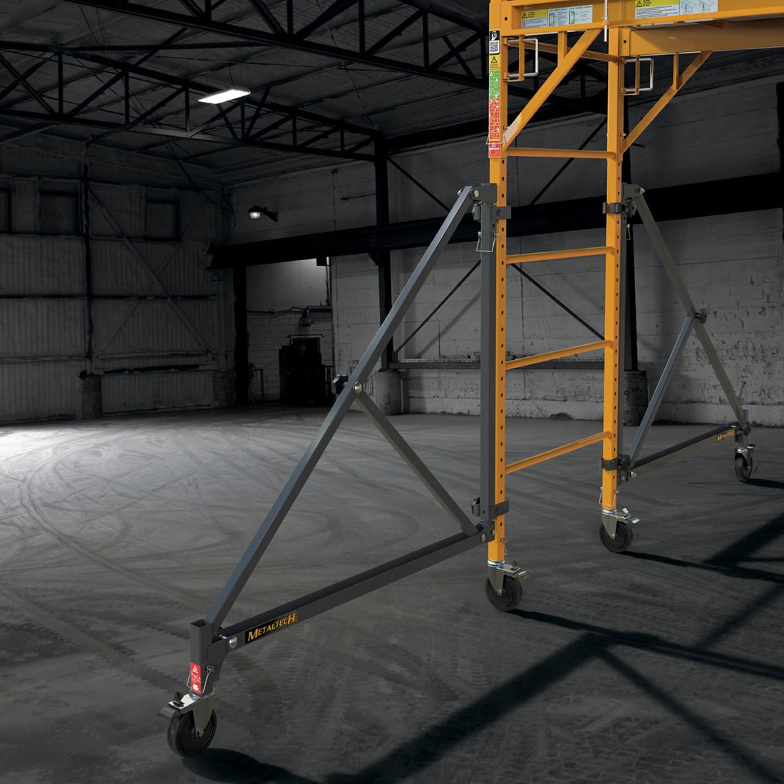 Ladder Out Rigger Set of 46” universal outriggers with casters I-BMSO4TT - American ...