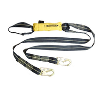 SoftCoil Arc Flash Twinleg Lanyard (Loop, Snaphooks) - 6' - American Ladders & Scaffolds