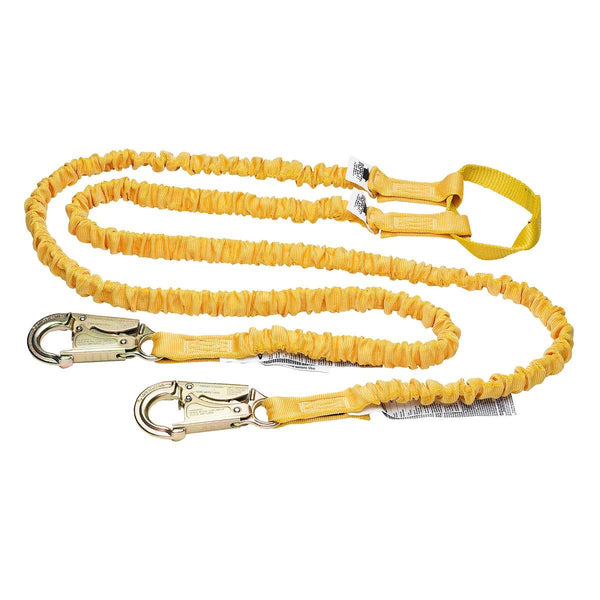 SoftCoil Twinleg Lanyard (Loop, 2 - Snaphooks) - 6' - American Ladders & Scaffolds