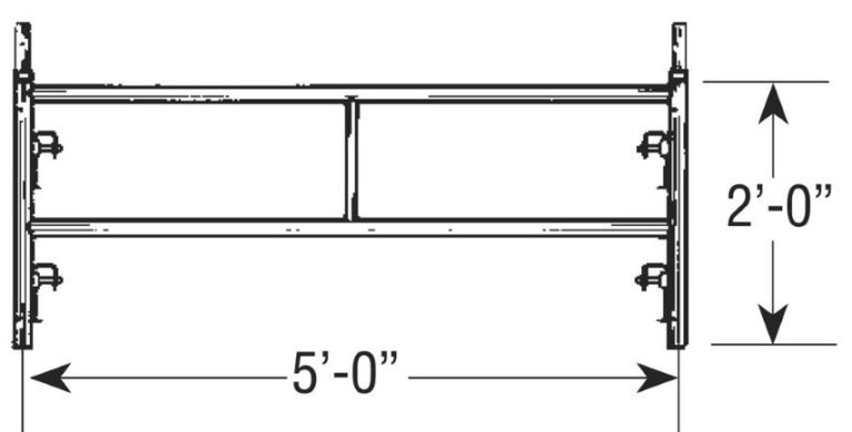 Standard Frame 2x5 | American Ladders & Scaffolds