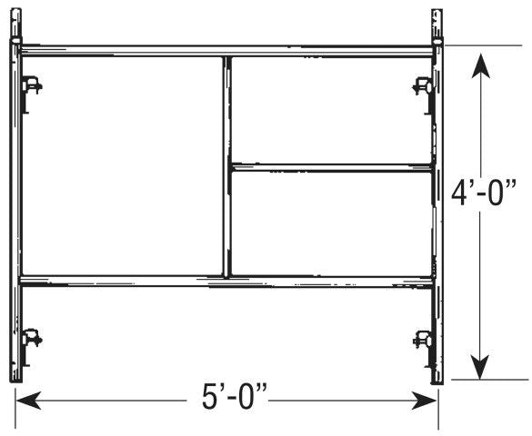 Standard Frame 4x5 - American Ladders & Scaffolds