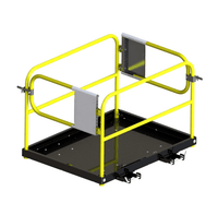 Tie Down 39008 44.3 in. x 62.8 in. x 56 in. BreezeThru Forklift Work Platform - American Ladders & Scaffolds
