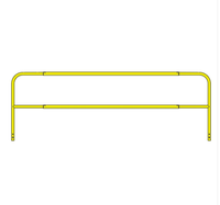 Tie Down Adjustable 5.5 - 7.5 ft. Roof Guardrail - American Ladders & Scaffolds