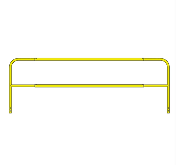 Tie Down Adjustable 5.5 - 7.5 ft. Roof Guardrail - American Ladders & Scaffolds