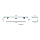 UWS 69" Secure Lock Crossover Box Low Profile - American Ladders & Scaffolds