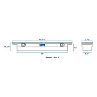 UWS 69" Slim Crossover Truck Tool Box Low Profile - American Ladders & Scaffolds