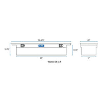 UWS 72" Crossover Truck Tool Box Low Profile - American Ladders & Scaffolds