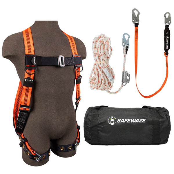 V - Line Bag Kit: FS99185 - E Harness, 018 - 7003 VLL, FS88560 - E Lanyard, FS8150 Bag - American Ladders & Scaffolds