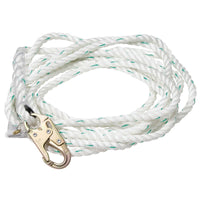 Vertical Lifeline 200' - 275' - 5/8" Poly Blend Rope, Snap Hook - American Ladders & Scaffolds