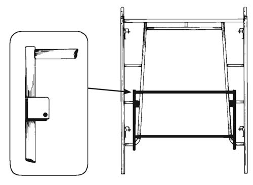 Walk - Thru Frame Guardrail Panel - American Ladders & Scaffolds