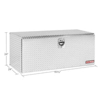 Weather Guard Aluminum Underbed Box - Jumbo (20.0 cu ft) - American Ladders & Scaffolds