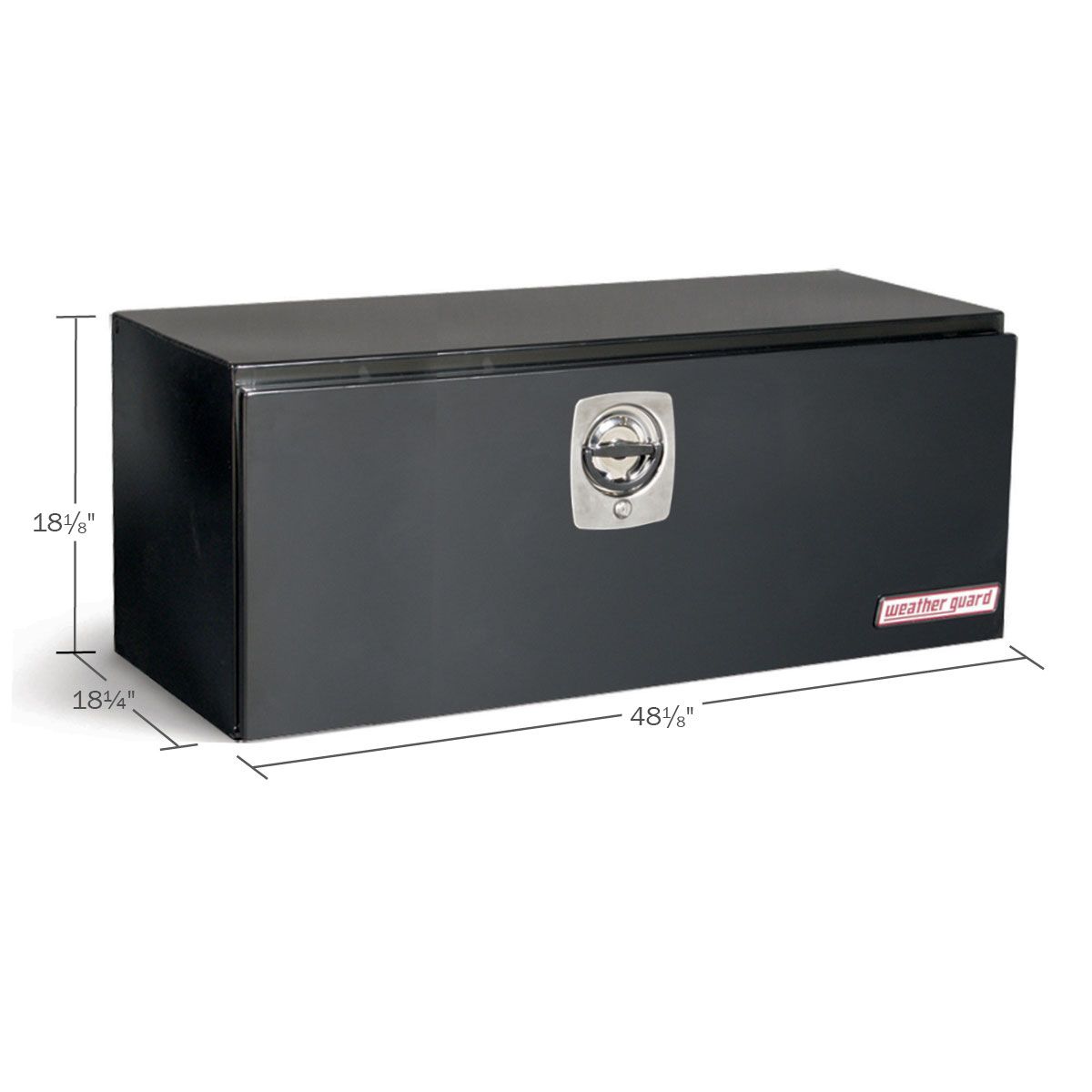 WeatherGuard Model 548-5-02 Underbed Box, Black Steel, 9.1