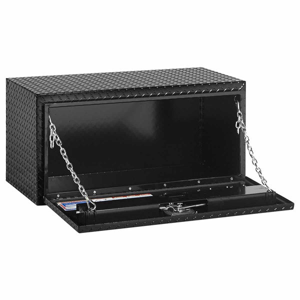 WeatherGuard Model 636 - 5 - 02 Underbed Box, Black Aluminum, Compact, 6.5 cu ft - American Ladders & Scaffolds