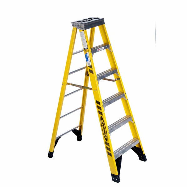 Werner 7300 Series Type 1AA Fiberglass Stepladder - American Ladders & Scaffolds