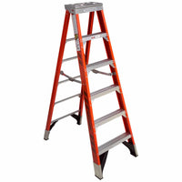 Werner 7400 Series Fiberglass Stepladder (Type 1AA) - American Ladders & Scaffolds