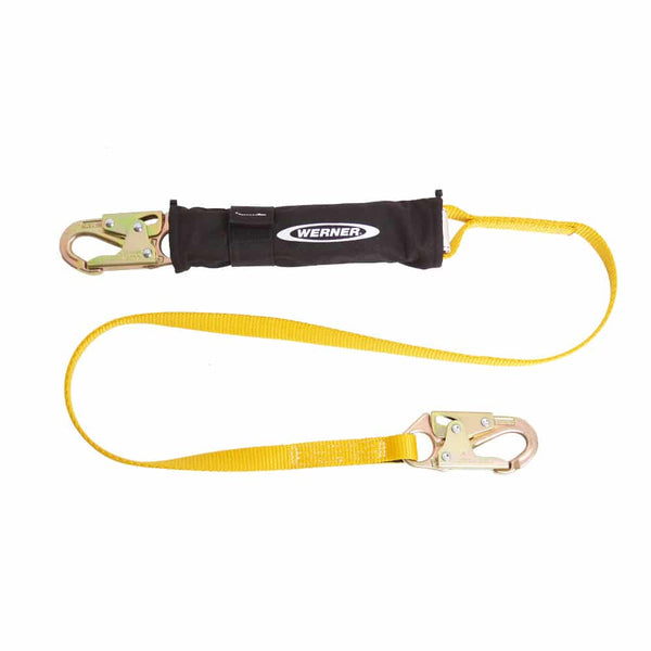 Werner C311120 12FT FREE FALL LANYARD / 400LB 6FT FREE FALL LANYARD (SNAP HOOKS) - American Ladders & Scaffolds