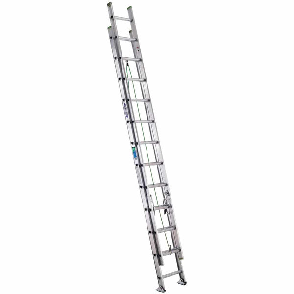 Werner D1200 - 2 Type II Aluminum D - Rung Extension Ladder - American Ladders & Scaffolds