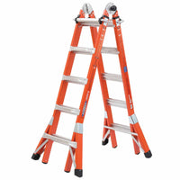 Werner Multi - Position Fiber Glass Pro Ladder (300 lb, Type 1A) FMT - 00 - American Ladders & Scaffolds