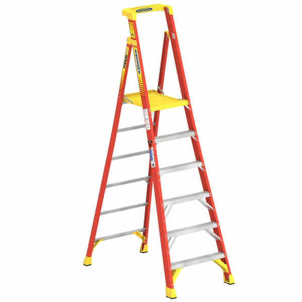 Werner PD6200 Fiberglass Podium Ladder (Type 1A) - American Ladders & Scaffolds