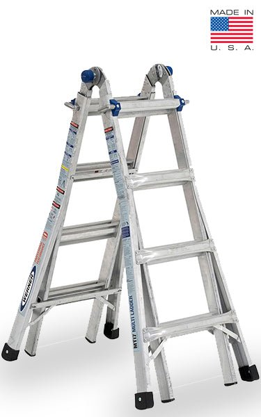 Werner Multi Position Ladder Werner Aluminum Reach Type 1A 300 Lb