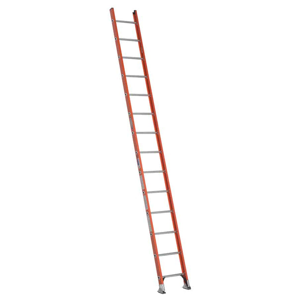 Werner Type 1A D - Rung Fiberglass Straight Ladder D6200 - 1 - American Ladders & Scaffolds