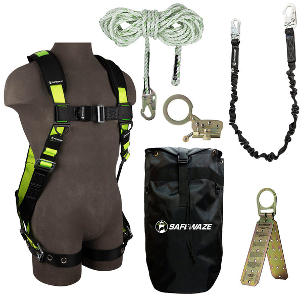 PRO Bag Roof Kit: FS185 Harness, FS700-50 VLL, FS1120 Grab, FS88580 Lanyard, FS870 Anchor, FS8185 Bag