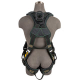 Safewaze Arc Flash Full Body Harness: DE 3D, DE QC Chest, DE FD, TB Legs