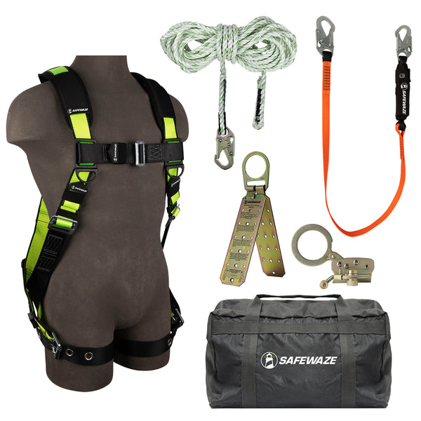 PRO Bag Roof Kit: FS185 Harness, FS700-50 VLL, FS1120 Grab, FS88560-E Lanyard, FS870 Anchor, FS8175 Bag