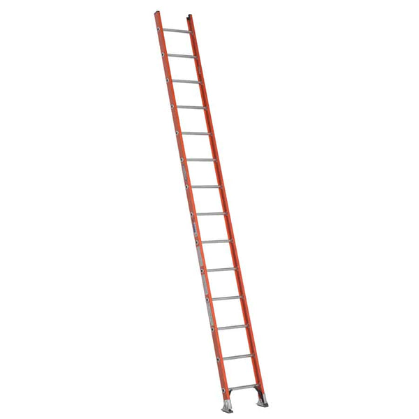 Werner Type 1A D-Rung Fiberglass Straight Ladder D6200-1