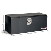 WeatherGuard Model 548-5-02 Underbed Box, Black Steel, 9.1 cu ft
