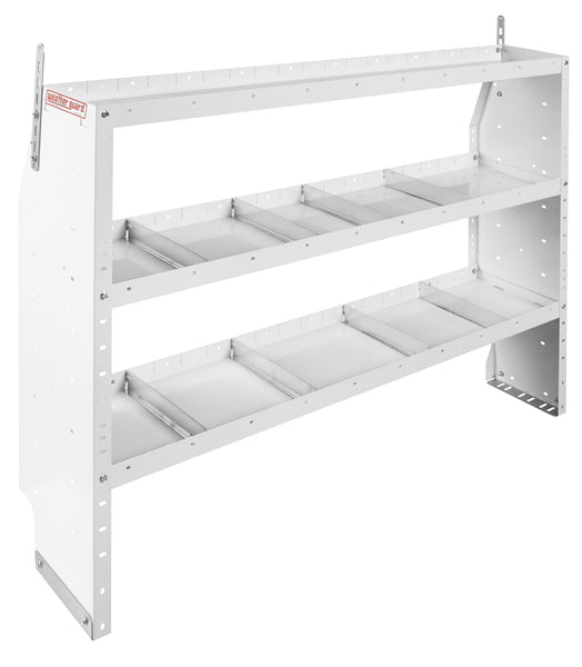 Adjustable 3 Shelf Unit, 60 in x 44 in x 13-1/2 in