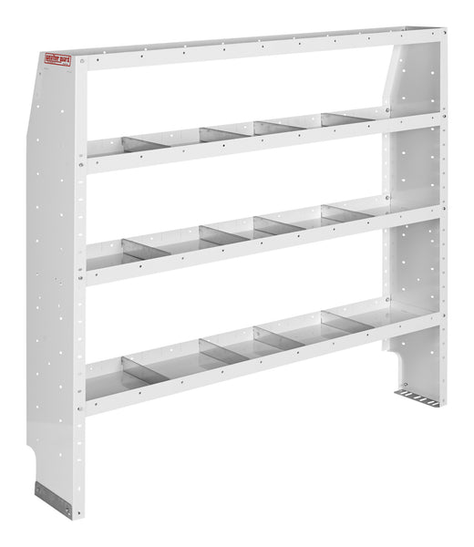 Adjustable 4 Shelf Unit, 60 in x 60 in x 13-1/2 in