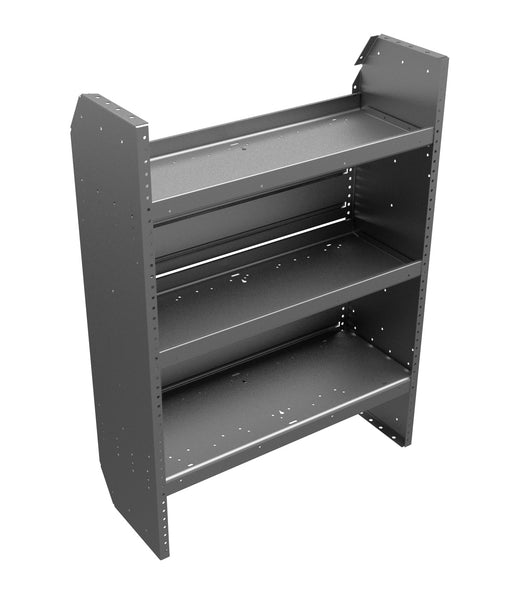 Adrian Steel Adjustable 3-Shelf Unit, 32w x 44h x 12d, Gray