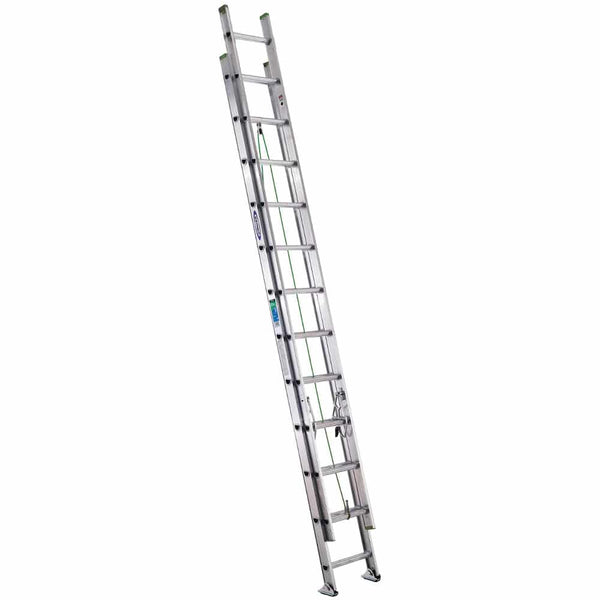 Werner D1200-2 Type II Aluminum D-Rung Extension Ladder