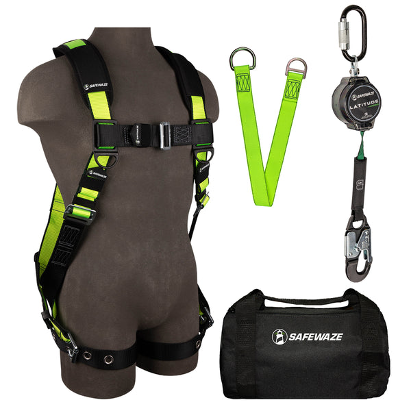 PRO Bag Combo: FS185 Harness, 018-5009 SRL, FS811-3 Anchor, FS8125 Bag