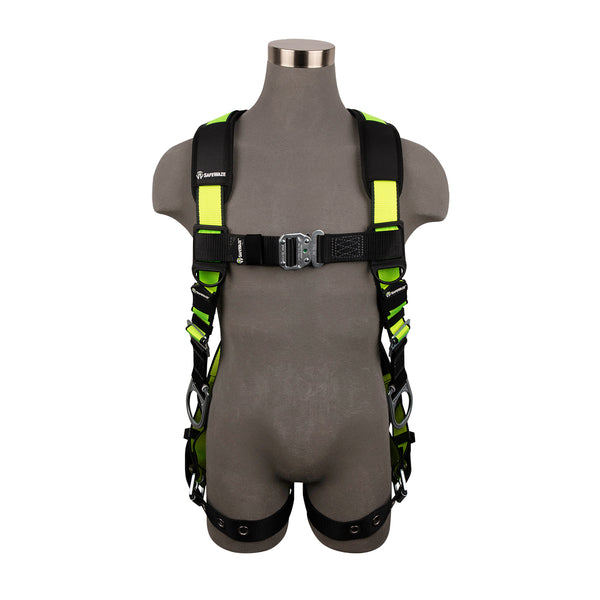 Safewaze PRO Full Body Harness: 3D, QC Chest, TB Legs