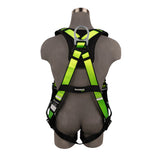Safewaze PRO Full Body Harness: 3D, QC Chest, TB Legs