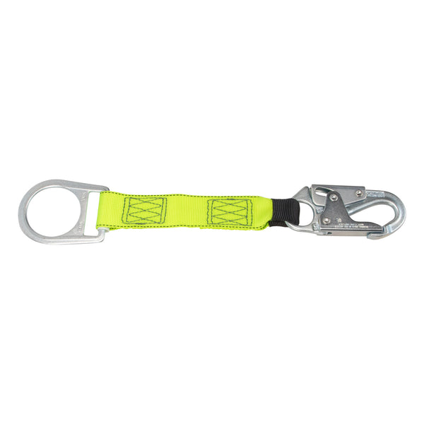 Safewaze 18″ D-ring Extender: Snap Hook, D-ring