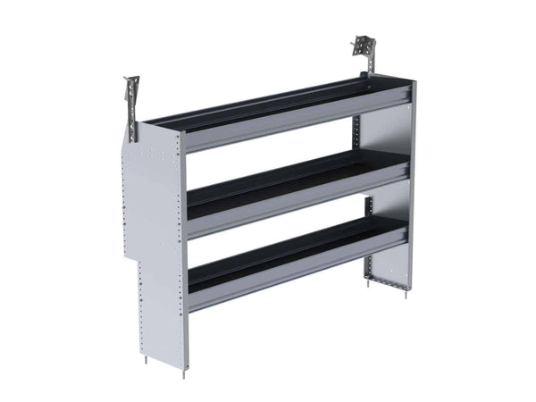 Universal shelf block, regular depth shelving, adjustable height