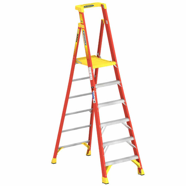 Werner PD6200 Fiberglass Podium Ladder (Type 1A)