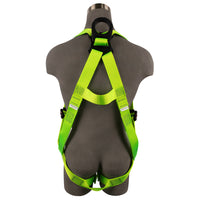 Safewaze Arc Flash Full Body Harness: DE 1D, DE MB Torso, DE MB Chest, DE QC Legs