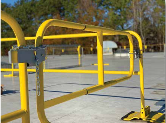 Wheeled Adjustable Guardrail Gate and Latch Kit CALL FOR PRICING