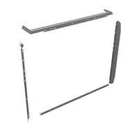 Steel Partition Mounting Kit w/ Visibility, Gray, Express, Savana